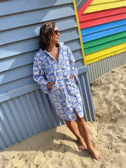 Boho Sky - Adult Zip Up Towel Hoodie