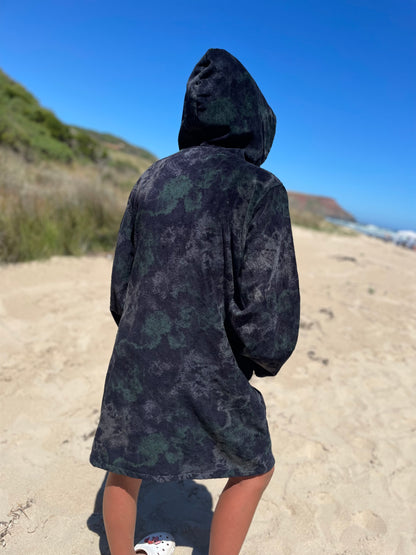 Forest Storm - Zip Up Towel Hoodie