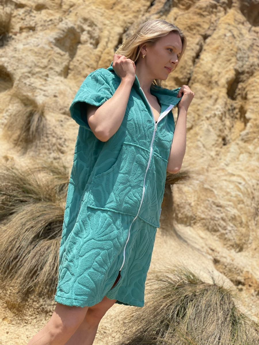 Beach Robe - Sea Green – Sunreal Days