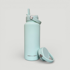 Stainless Steel Drink Bottle - Cloudy Mint