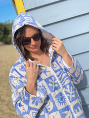 Boho Sky - Adult Zip Up Towel Hoodie