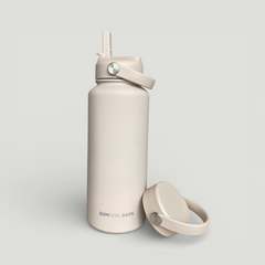 Stainless Steel Drink Bottle - Tan