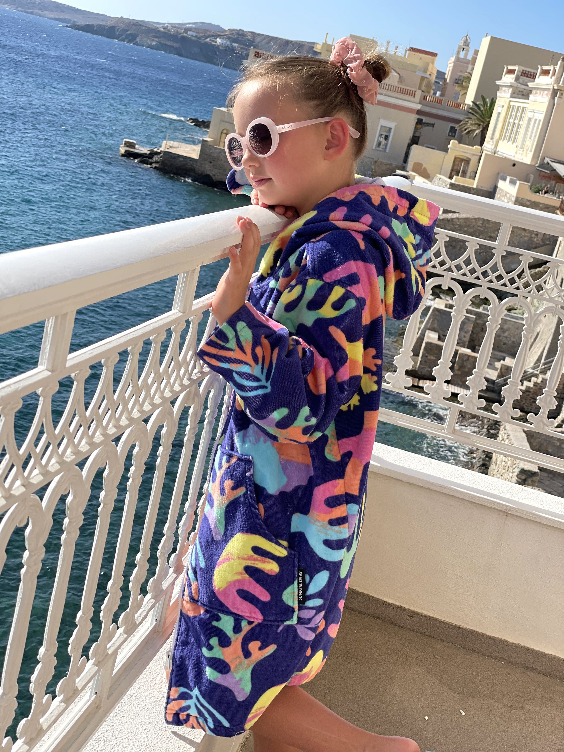 Coral Reef - Zip Up Towel Hoodie – Sunreal Days