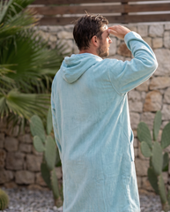 Coastal Sage - Adult Zip Towel Hoodie
